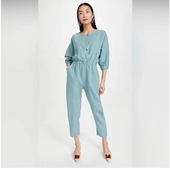 Rachel Comey Pants - Rachel Comey Light Blue Jumpsuit